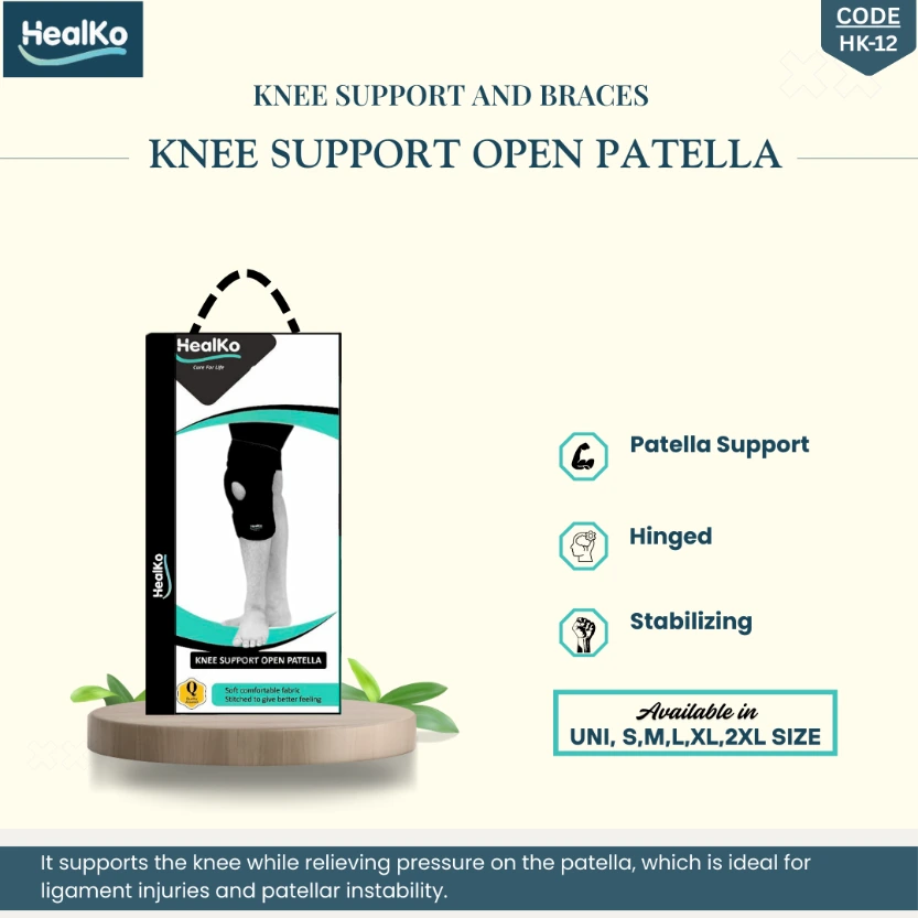 KNEE SUPPORT  OPEN PATELLA (S)
