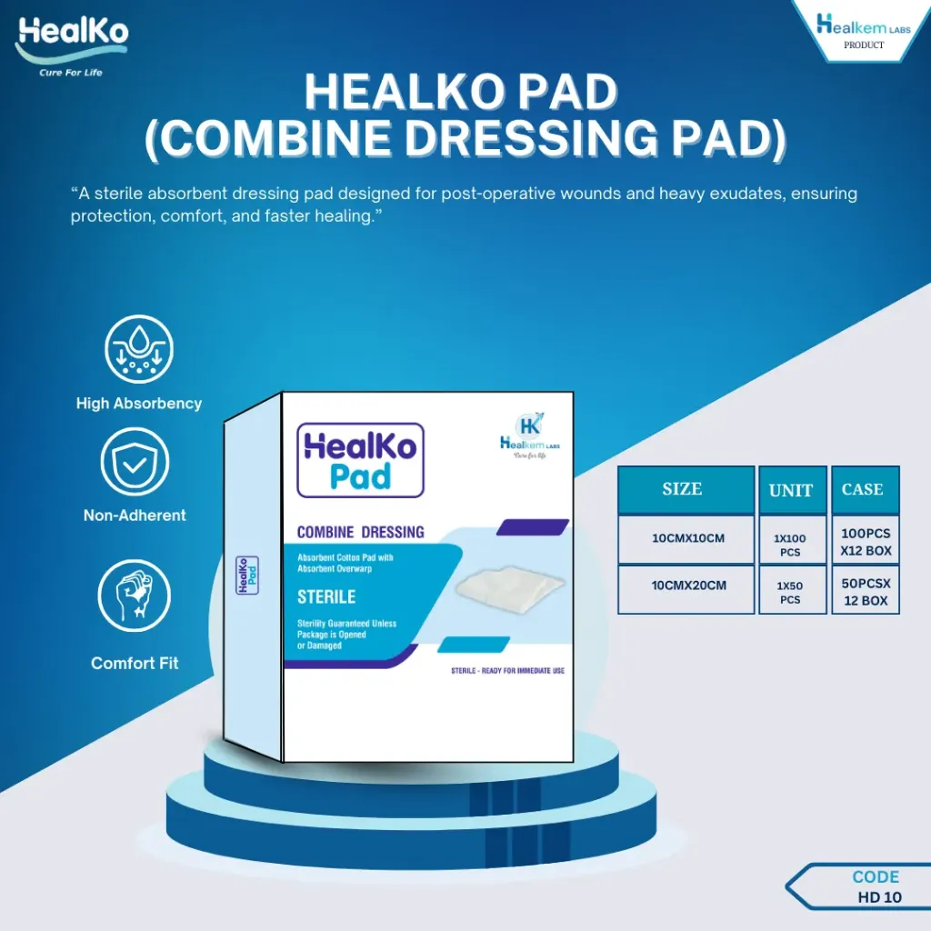 HEALKO PAD  (COMBINE DRESSING PAD)
