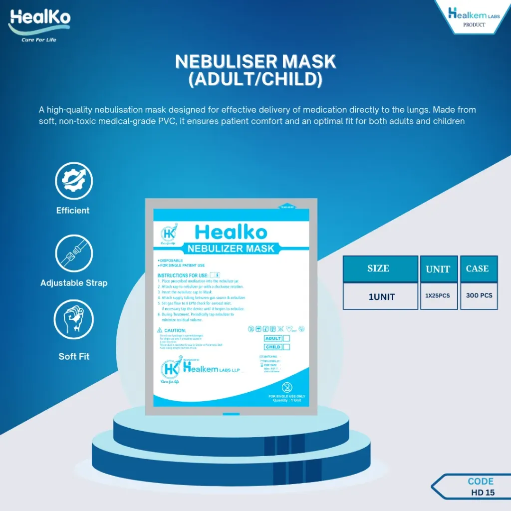 NEBULISER MASK (ADULT/CHILD